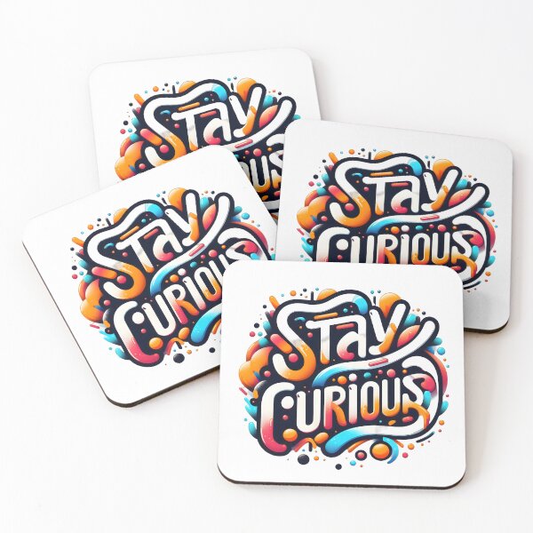 Item preview, Stay Curious, Curiosity, Curious designed and sold by TrueArtVibes.