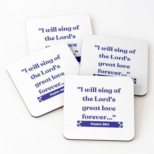 Item preview, Everlasting Love Song: Psalm 89:1 Hymn, The Lord is Great Christian Theme designed and sold by ebocraft.