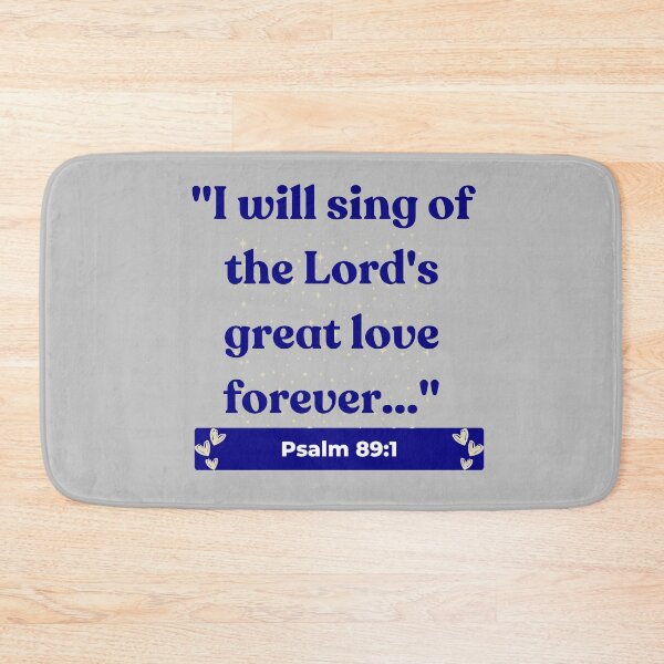 Item preview, Everlasting Love Song: Psalm 89:1 Hymn, The Lord is Great Christian Theme designed and sold by ebocraft.