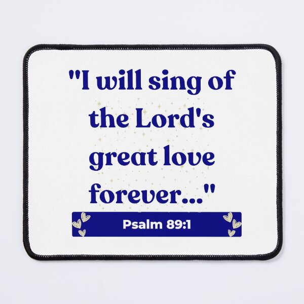 Item preview, Everlasting Love Song: Psalm 89:1 Hymn, The Lord is Great Christian Theme designed and sold by ebocraft.