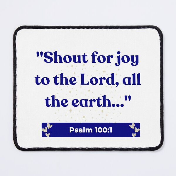 Item preview, Joyful Shout: Psalm 100:1 Celebration in all the Earth Christian Theme  designed and sold by ebocraft.