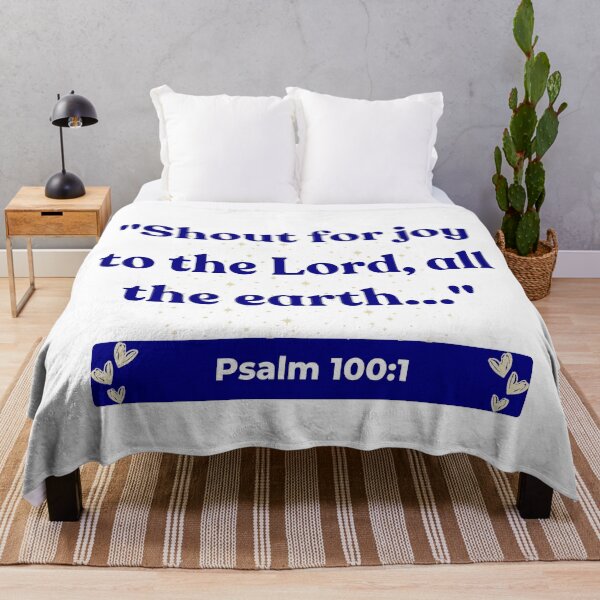 Item preview, Joyful Shout: Psalm 100:1 Celebration in all the Earth Christian Theme designed and sold by ebocraft.