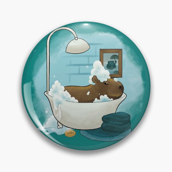 Item preview, Capybara spa designed and sold by LiliMeanMachine.