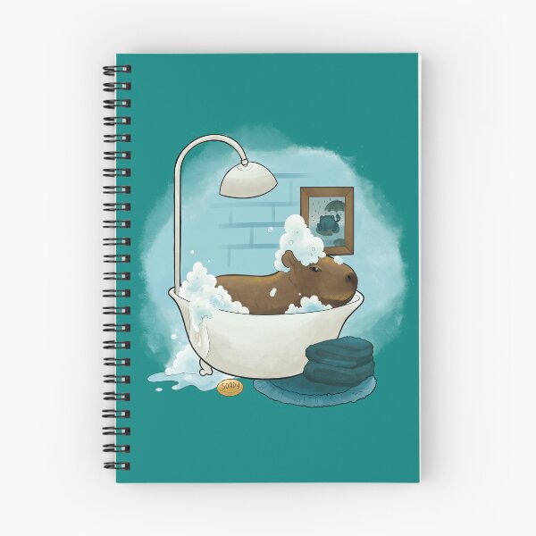 Item preview, Capybara spa designed and sold by LiliMeanMachine.