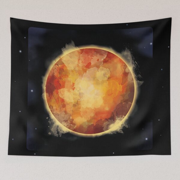 Item preview, Betelgeuse Star painted in watercolors designed and sold by 0ut0fSpace.