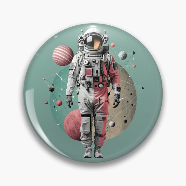 Item preview, Noname montage 1900 with astronaut designed and sold by BubblyDelight.