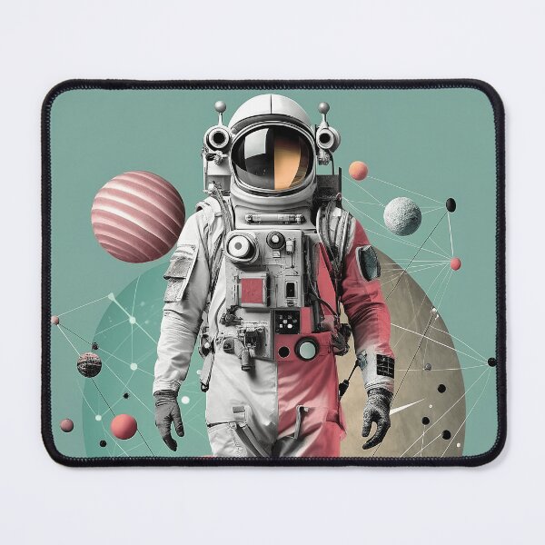 Item preview, Noname montage 1900 with astronaut designed and sold by BubblyDelight.