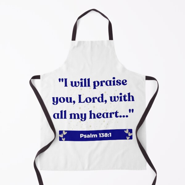 Item preview, Heartfelt Praise: Psalm 138:1 True Worship Christian Theme designed and sold by ebocraft.