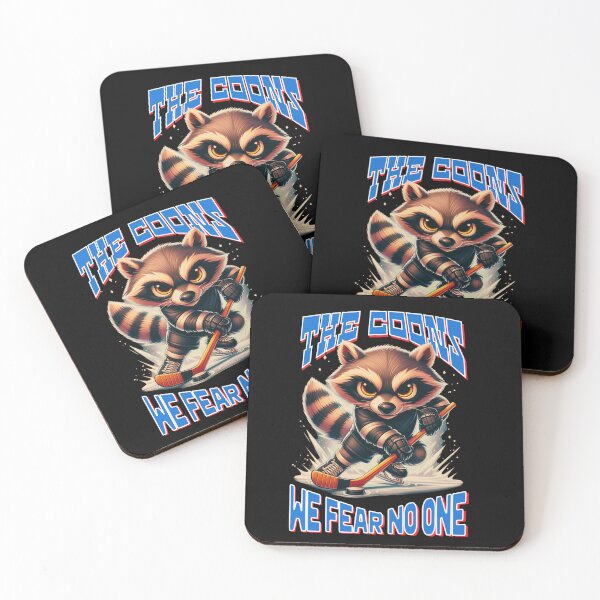 Item preview, a cool raccoon playing ice hockey designed and sold by Animal world designs.