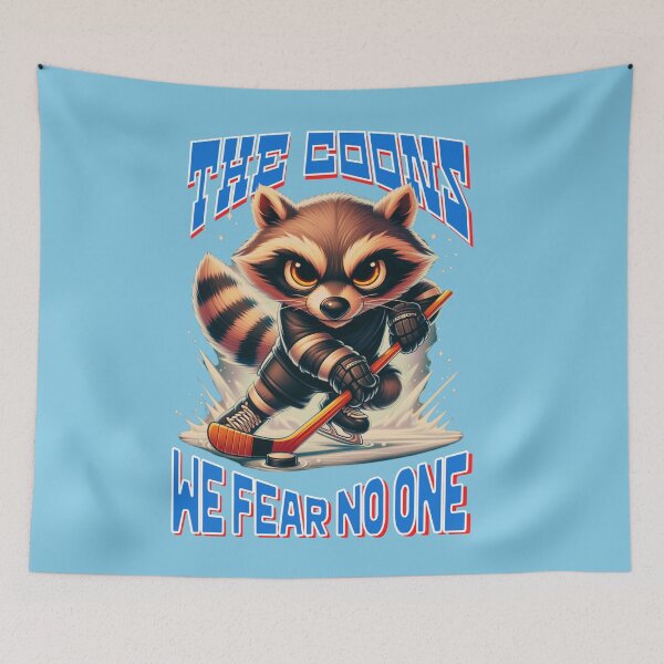 Item preview, a cool raccoon playing ice hockey designed and sold by Animal world designs.
