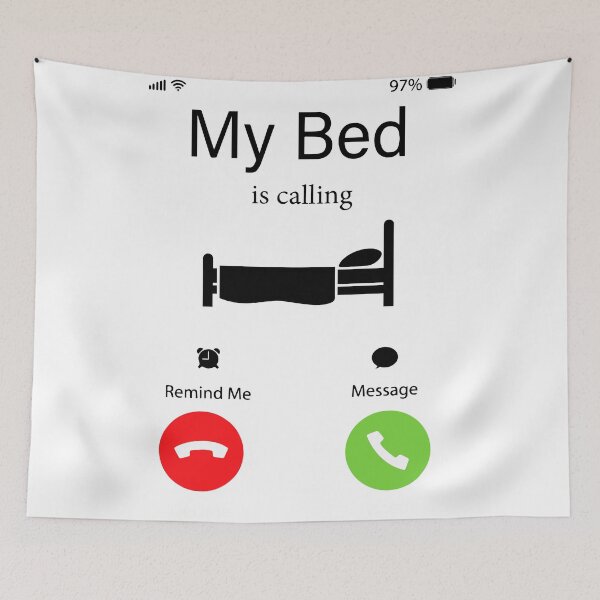 Item preview, My Bed Is Calling  designed and sold by Hairball-Pets.