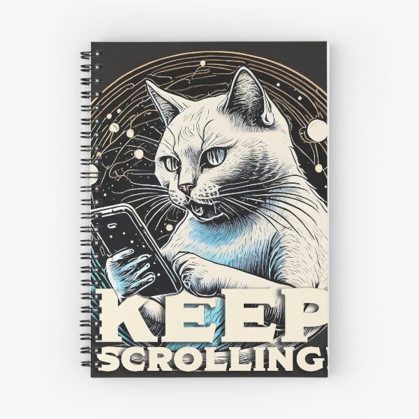 Item preview, Keep scrolling cat! designed and sold by Tomi Robert.