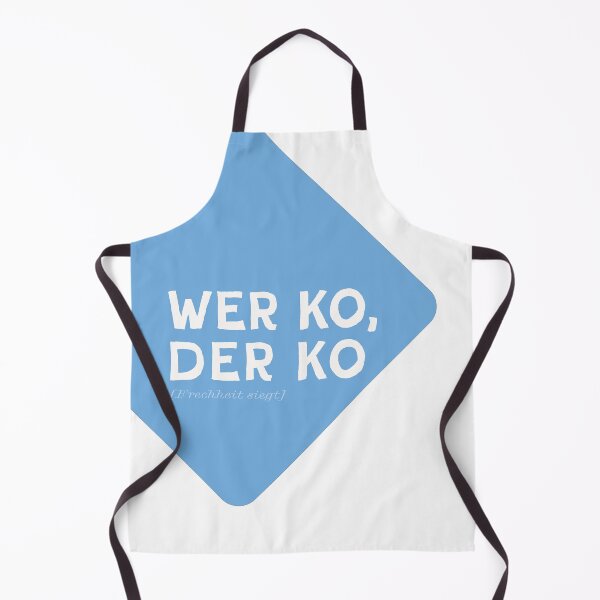 Item preview, Positive Bavarian typo saying: If you're knocked out, you're knocked out designed and sold by Wolfsee.