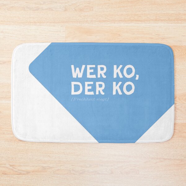 Artikelvorschau, Positiv Bayrischer Typo Spruch: Wer ko, der ko entworfen und verkauft von Wolfsee.
