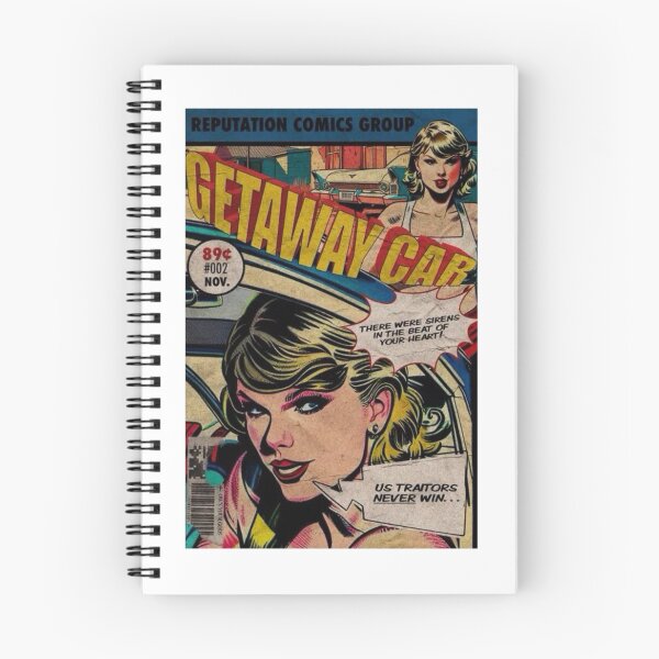 Item preview, Taylor swift reputation gate away car vintage poster comic designed and sold by CoffeeCatMarie.