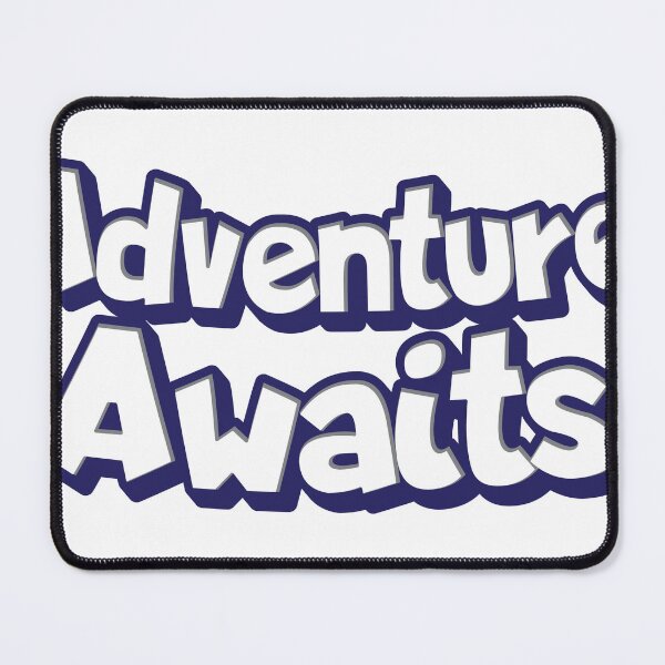 Item preview, Adventure Awaits text Sicker designed and sold by Sticktle.