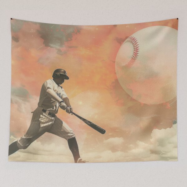 Item preview, Baseball hit the ball designed and sold by FlowersColorful.