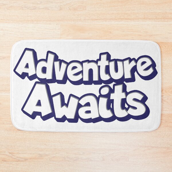 Item preview, Adventure Awaits text Sicker designed and sold by Sticktle.