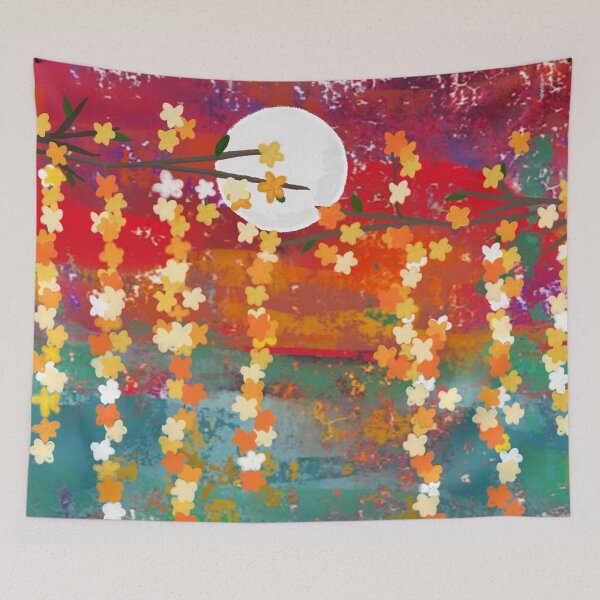 Item preview, FLOWER AND MOON designed and sold by zzzozzo.