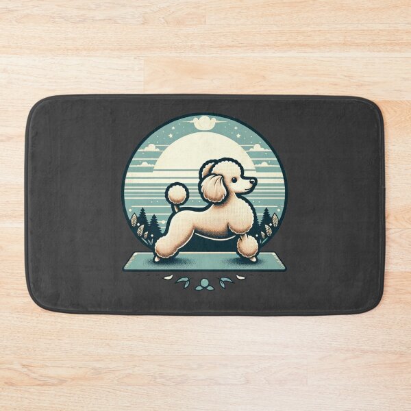 Item preview, Toy Poodle in Yoga Pose designed and sold by toypoodlemom.