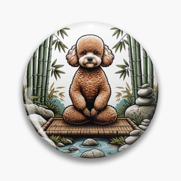 Item preview, Toy Poodle Zen / Toy Poodle at Peace designed and sold by toypoodlemom.
