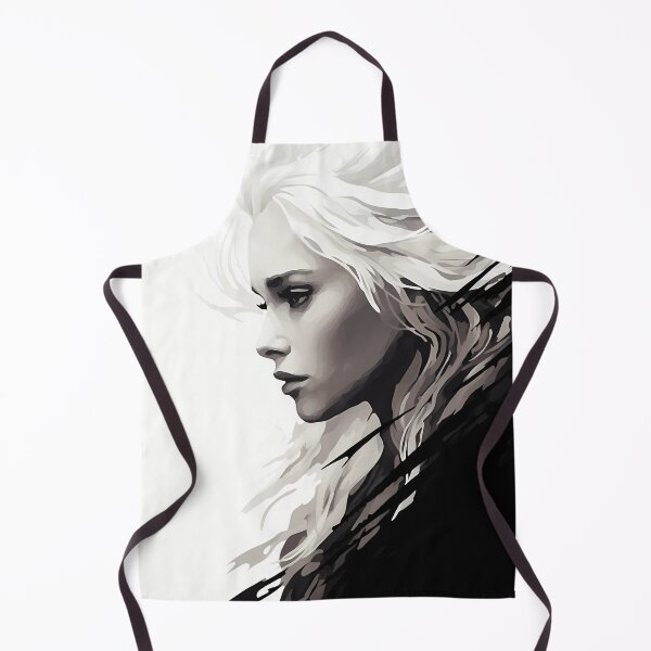 Artikelvorschau, Daenerys Targaryen Schwarz-Weiß-Porträt. entworfen und verkauft von onespin.