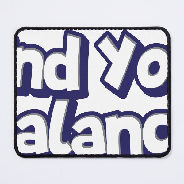 Item preview, Find Your Balance text Sicker designed and sold by Sticktle.