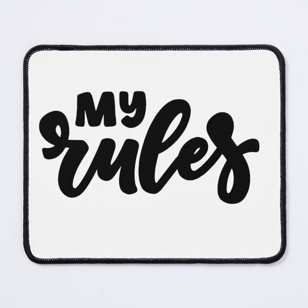 Item preview, My Rules designed and sold by Funky  Fibers.