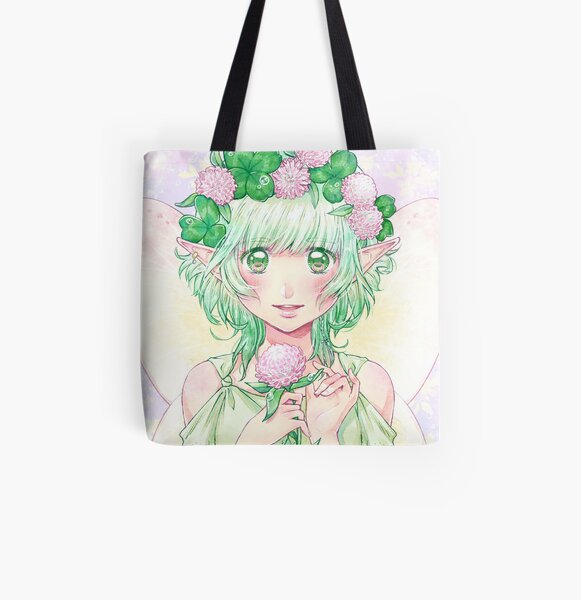 Fernweh - Clover Leaf Fairy All Over Print Tote Bag