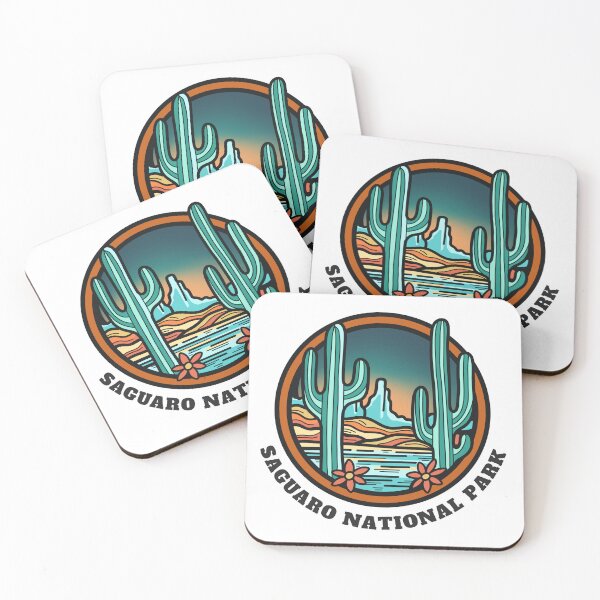 Item preview, Saguaro National Park retro illustration  designed and sold by Dailykindness.