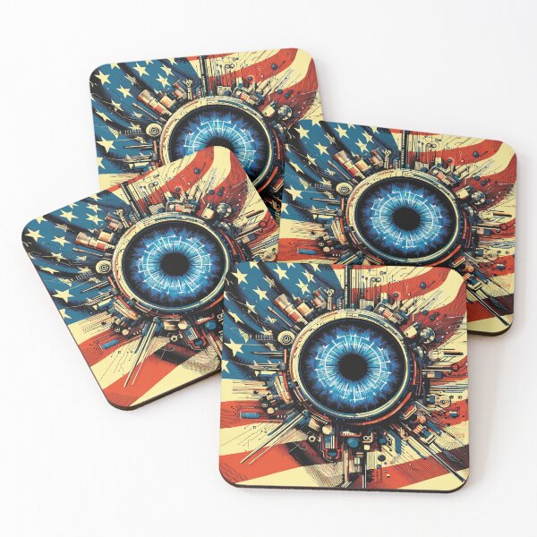 Item preview, USA and Artificial Intelligence designed and sold by charlypicazo.