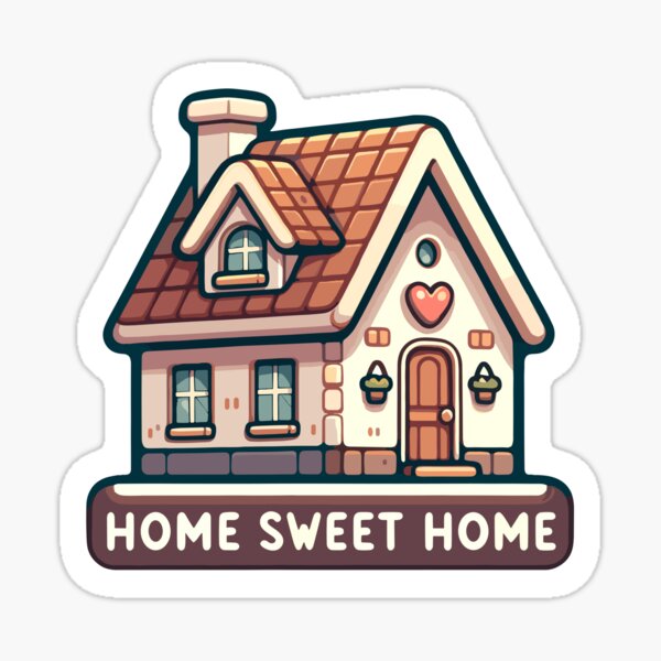 Item preview, Home Sweet Home - House Illustration designed and sold by MrERNST.