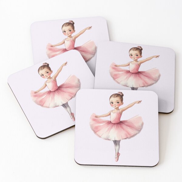 Item preview, Children's ballet in shades of pink. designed and sold by NewtBoo.