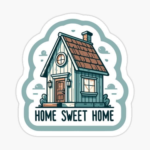 Item preview, Home Sweet Home - House Illustration designed and sold by MrERNST.