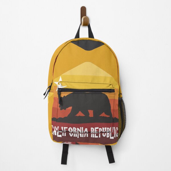 Item preview, California Republic Sunset Bear Outdoors Camping Adventure Art designed and sold by DEEZAYN.
