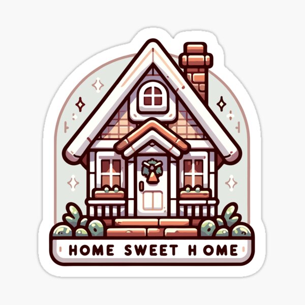 Item preview, Home Sweet Home - House Illustration designed and sold by MrERNST.