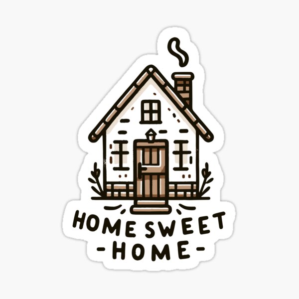 Item preview, Home Sweet Home - House Illustration designed and sold by MrERNST.