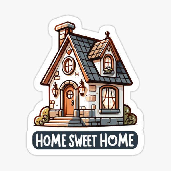 Item preview, Home Sweet Home - House Illustration designed and sold by MrERNST.