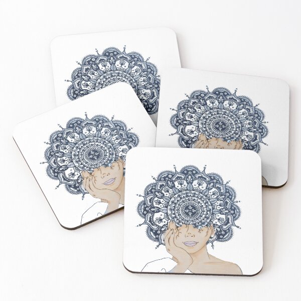 Item preview, Broken Woman Mandala designed and sold by bysharni.