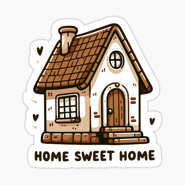 Item preview, Home Sweet Home - House Illustration designed and sold by MrERNST.