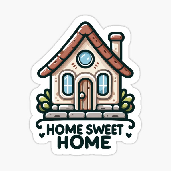 Item preview, Home Sweet Home - House Illustration designed and sold by MrERNST.