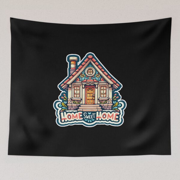 Item preview, Home Sweet Home - House Illustration designed and sold by MrERNST.