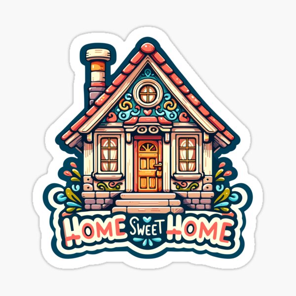 Item preview, Home Sweet Home - House Illustration designed and sold by MrERNST.