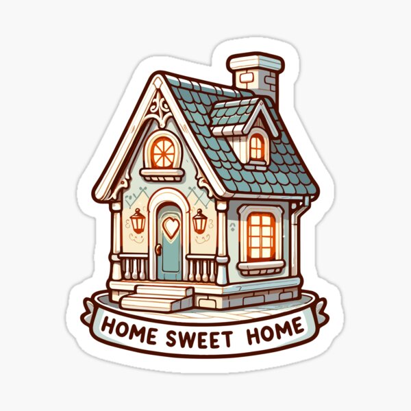 Item preview, Home Sweet Home - House Illustration designed and sold by MrERNST.