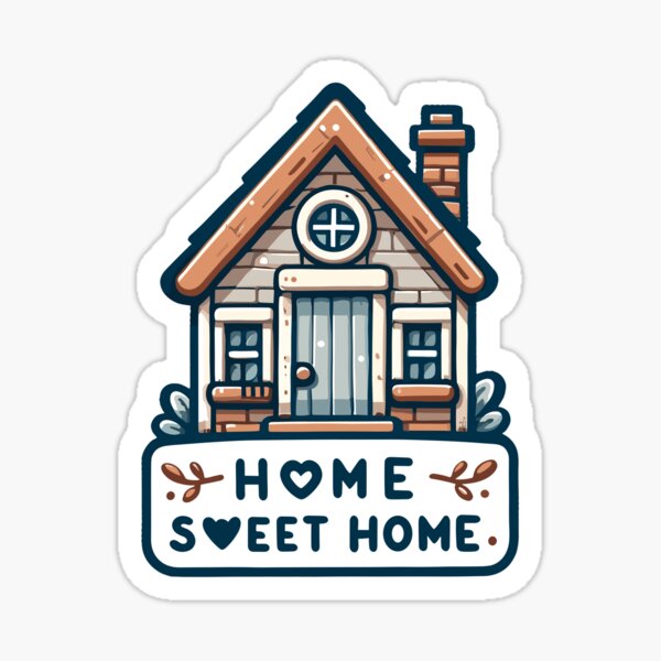 Item preview, Home Sweet Home - House Illustration designed and sold by MrERNST.