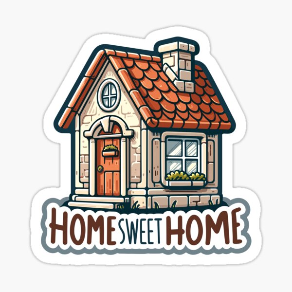 Item preview, Home Sweet Home - House Illustration designed and sold by MrERNST.