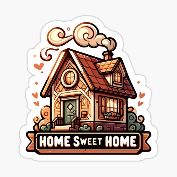 Item preview, Home Sweet Home - House Illustration designed and sold by MrERNST.