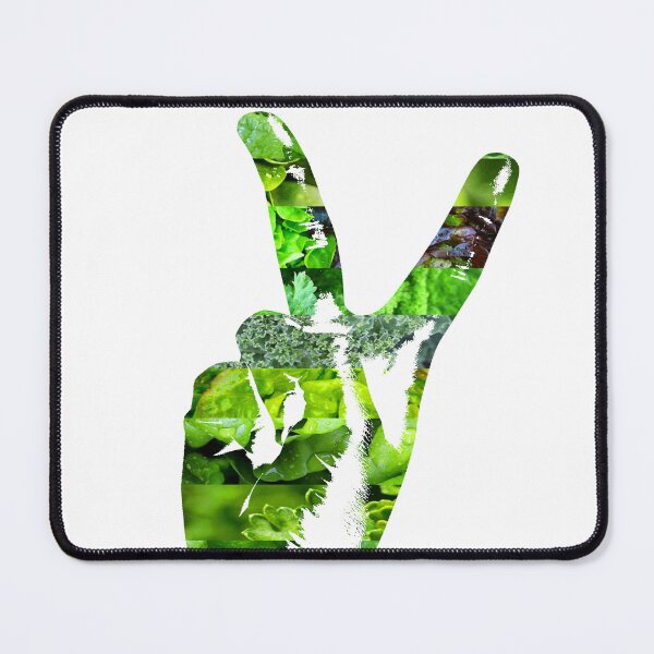 Item preview, Vegan Vegetarian Victory Sign Art Design designed and sold by DEEZAYN.