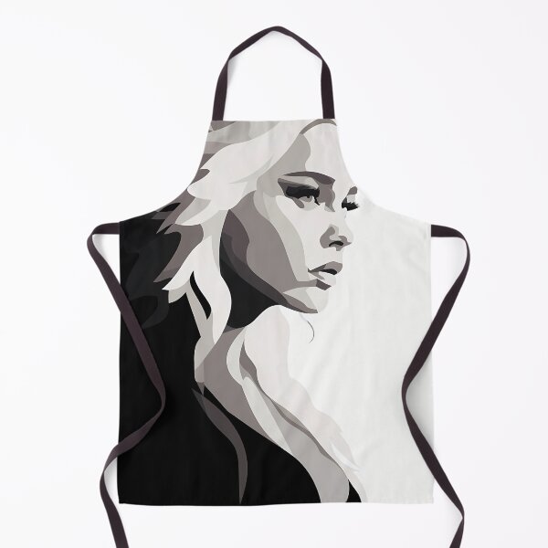 Artikelvorschau, Daenerys Targaryen Schwarz-Weiß-Porträt. entworfen und verkauft von onespin.