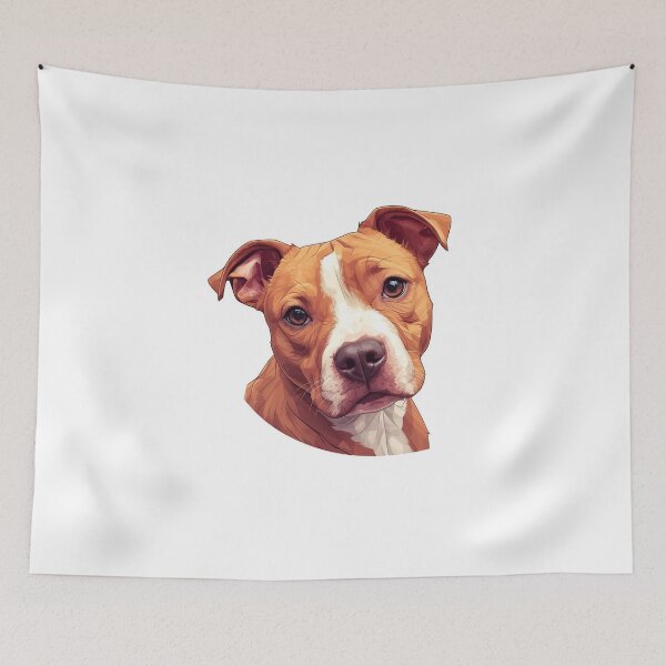 Artikelvorschau, Niedlicher Stafford-Bullterrier-Welpe // Stafford-Bullterrier-Welpe süßes Design // Stafford-Bullterrier-Hundematten, niedliche Welpen-Haustierhalstücher, Welpen-süßes Hundeplakat entworfen und verkauft von SMARTKIT DESIGNAGENCY.